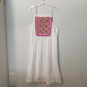 MIAMI Dress (white & pink)
